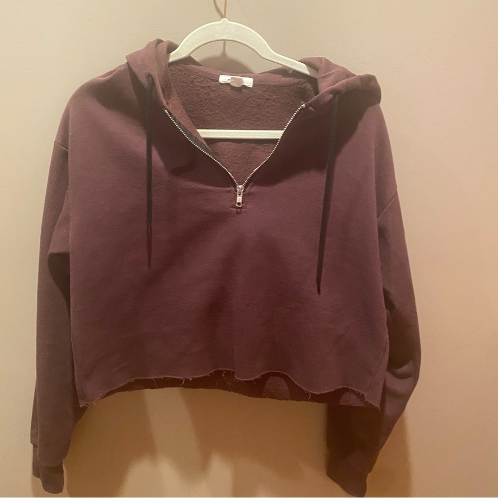 🌟Crop hooded sweatshirt S